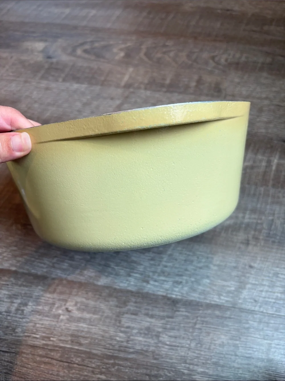 Vintage Club 4 QT Stock Pot Dutch Oven Lid Harvest Gold Yellow Cast Aluminum